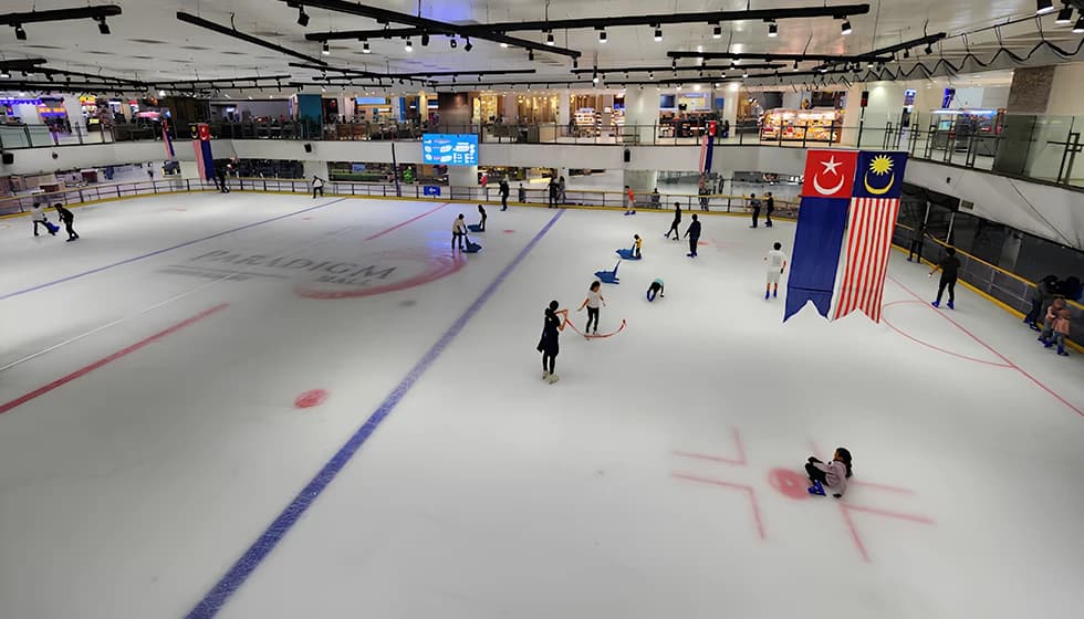 Best Indoor Activities in JB for Couples Blue Ice Skating Rink